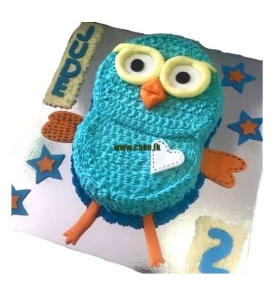 Birthday Cake owl 1.5Kg